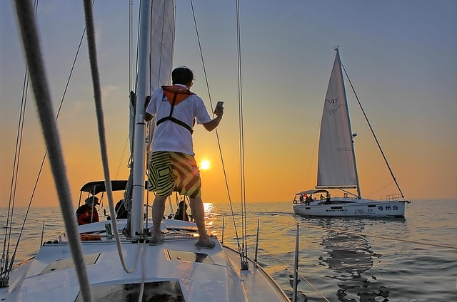 Yacht day-boat elegante - ponte prua